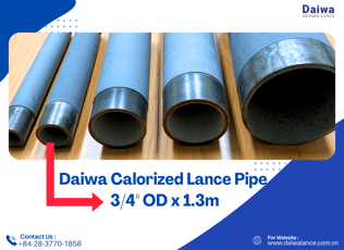Application of Calorized Lance Pipe 3/4"x1.3m for Electric Arc Furnace