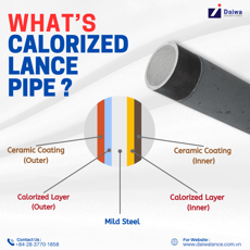 Structure and Size of Daiwa Calorized Lance Pipe