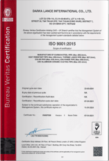 Renewed ISO 9001 & 14001 Certificates